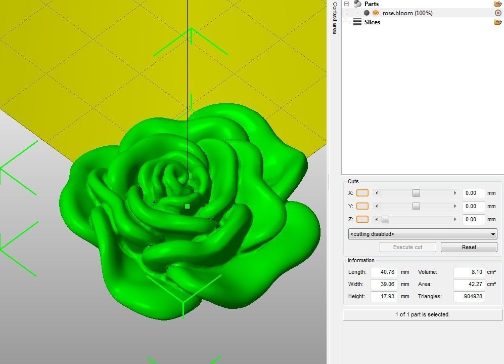 Rose Bloom 3D print model_9