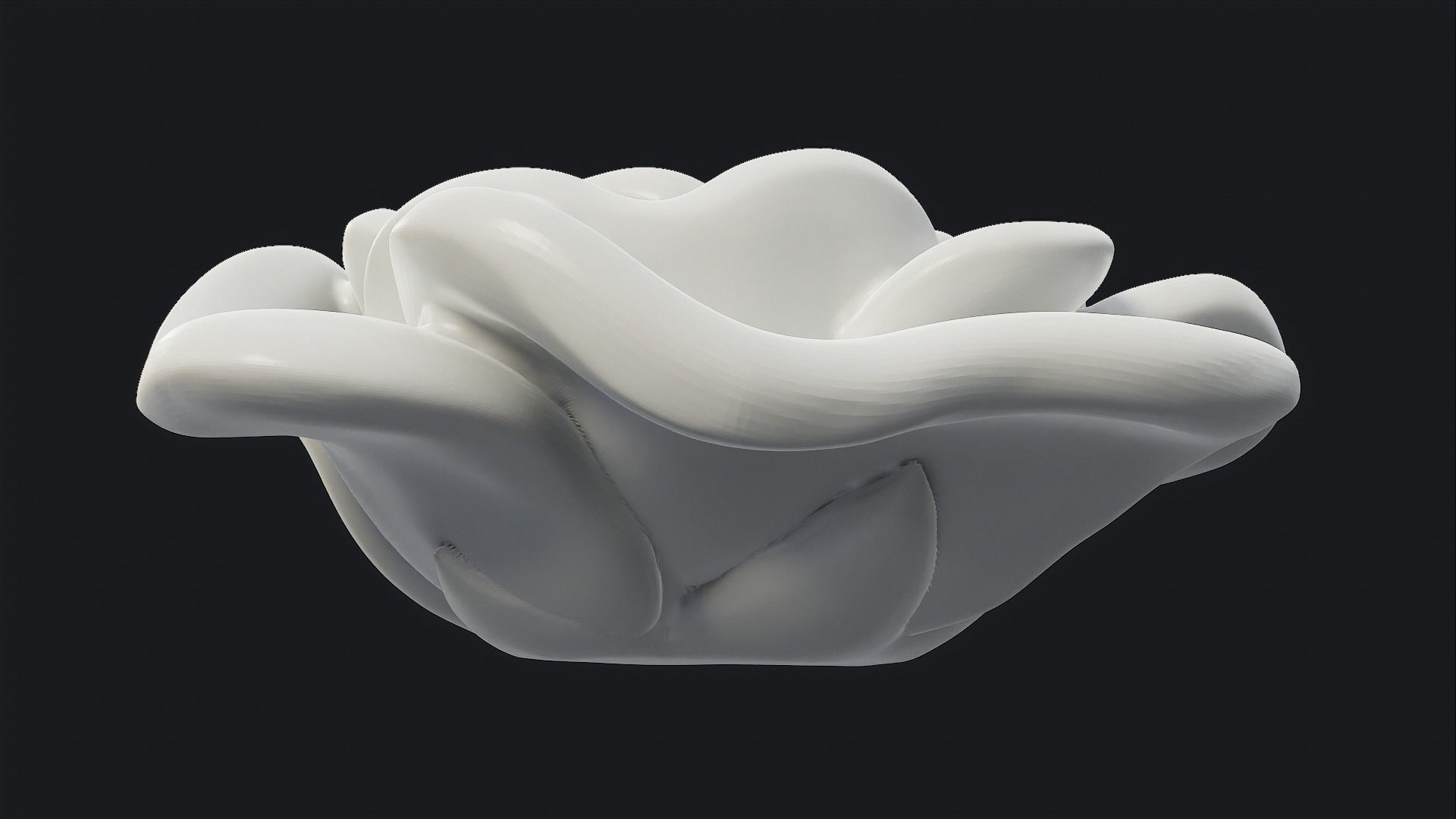 Rose Bloom 3D print model_6