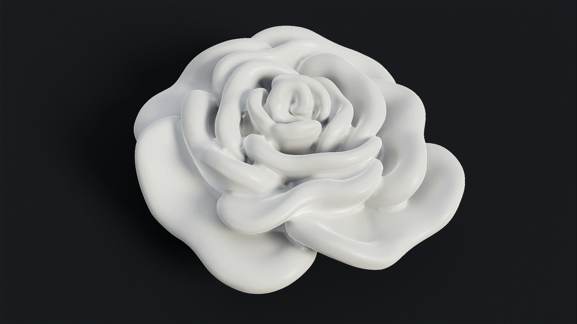 Rose Bloom 3D print model_2