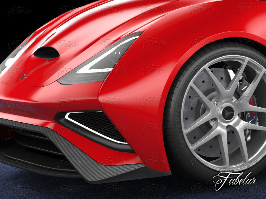 Icona Vulcano 3D model_8