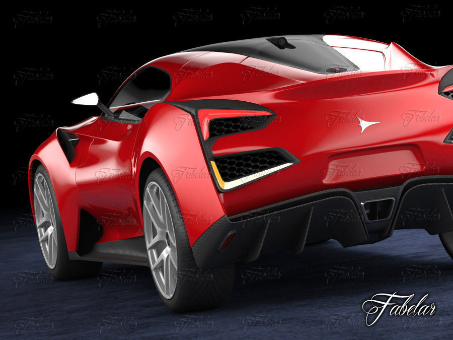 Icona Vulcano 3D model_7