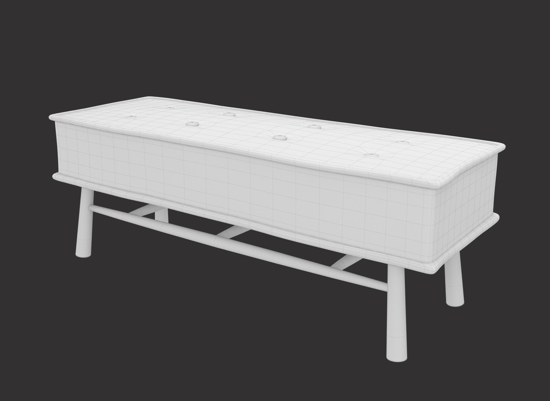 Table Set for Restaurante 3D model_9