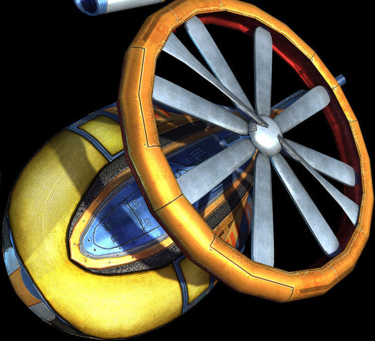 Helicopter 3D Beebop Concept 3D model_6