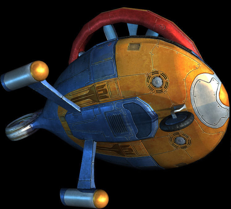 Helicopter 3D Beebop Concept 3D model_9