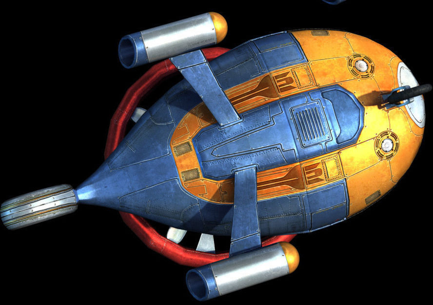 Helicopter 3D Beebop Concept 3D model_11