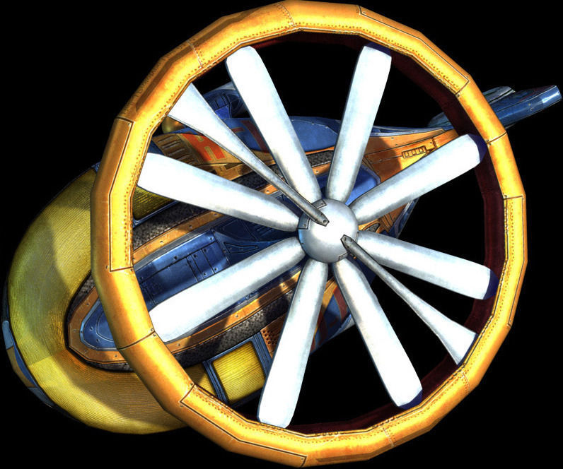 Helicopter 3D Beebop Concept 3D model_10