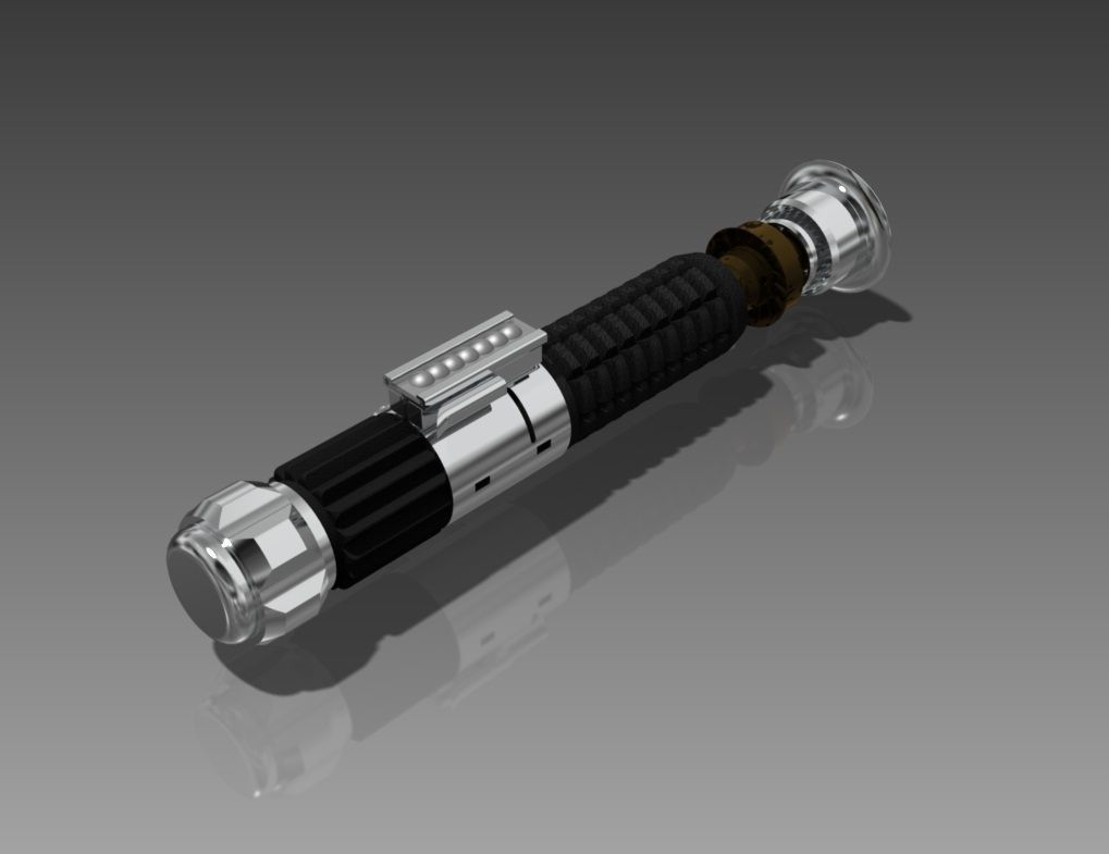 Obi Wan Lightsaber 3D model_1