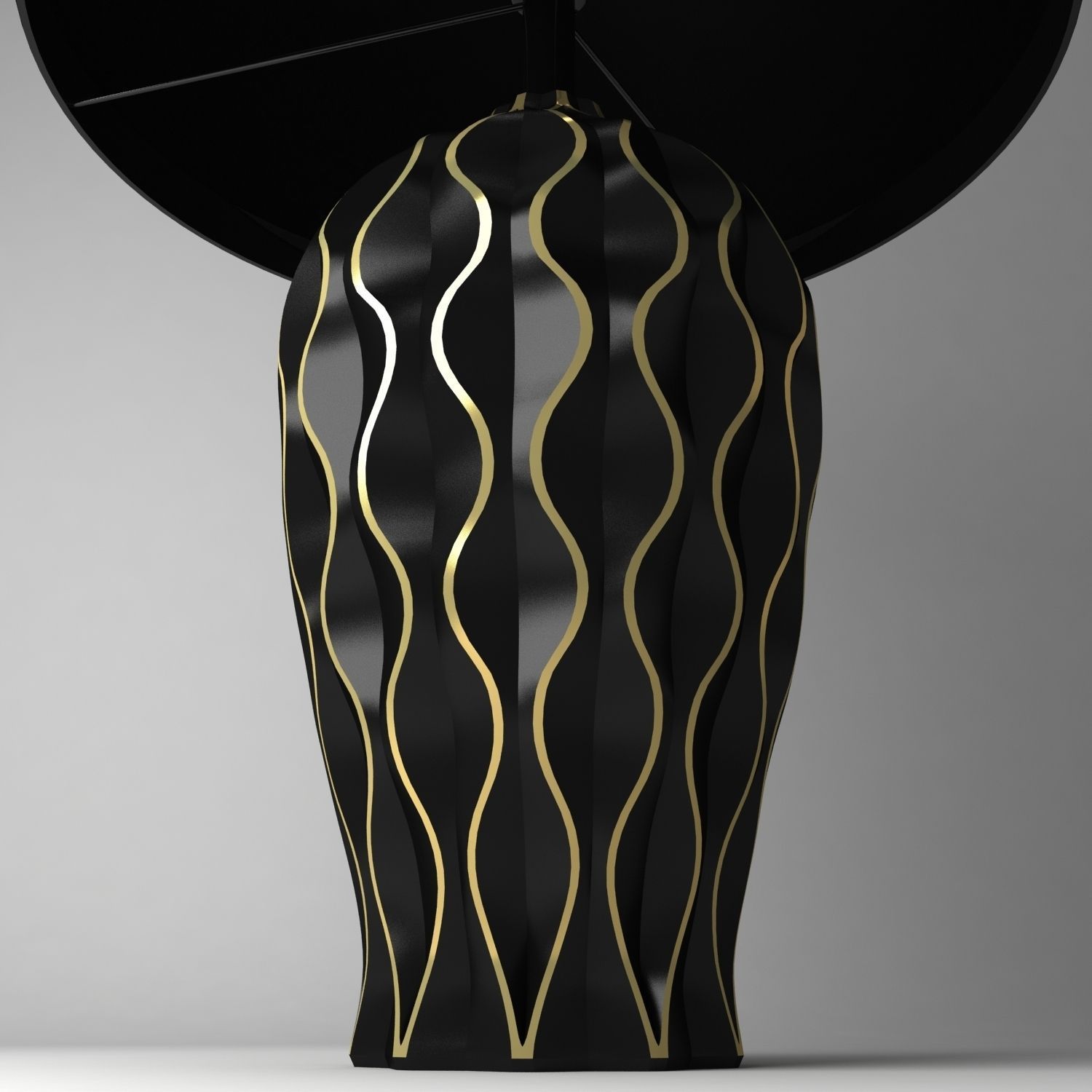 Table lamp SPHERE A1450LT1BK 3D model_1