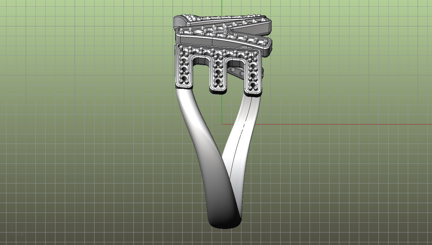 Love is all u need ring 3D print model_4