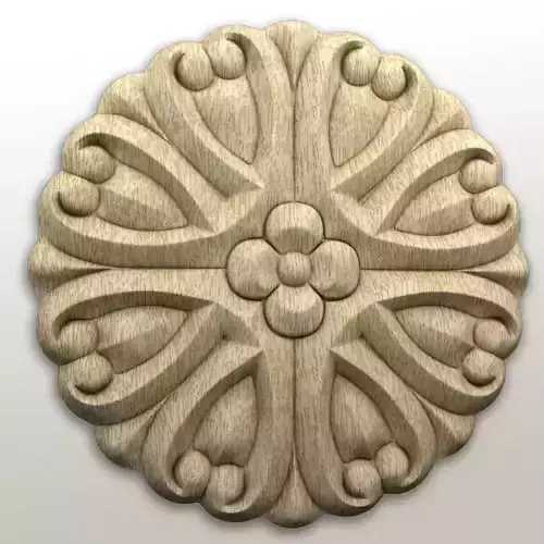 Decorative element for print 3D print model