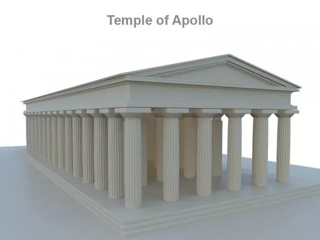 Temple of Apollo 3D model_0