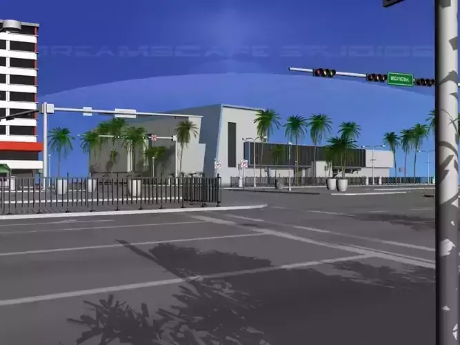 Downtown Miami 3D model