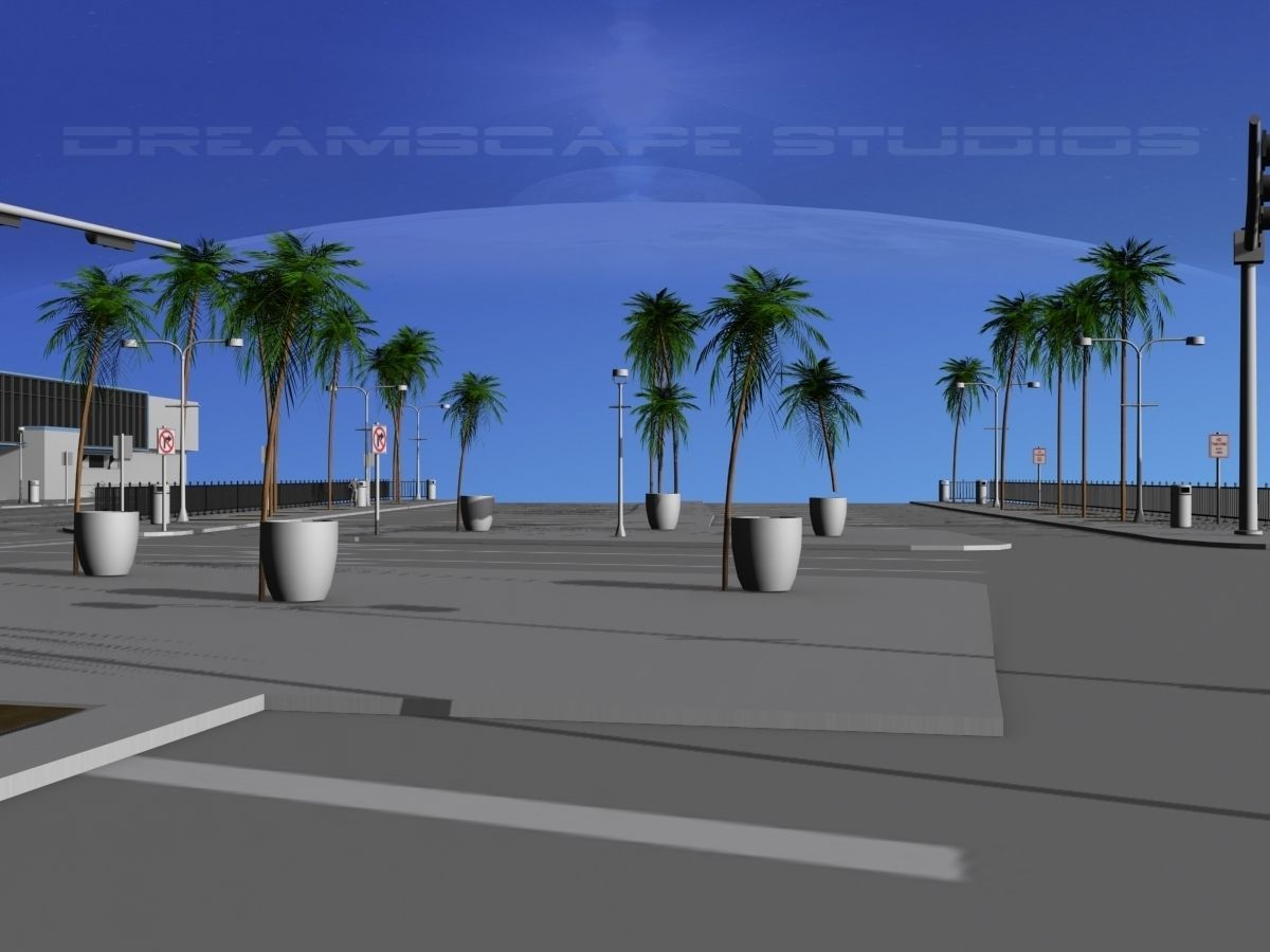 Downtown Miami 3D model_10