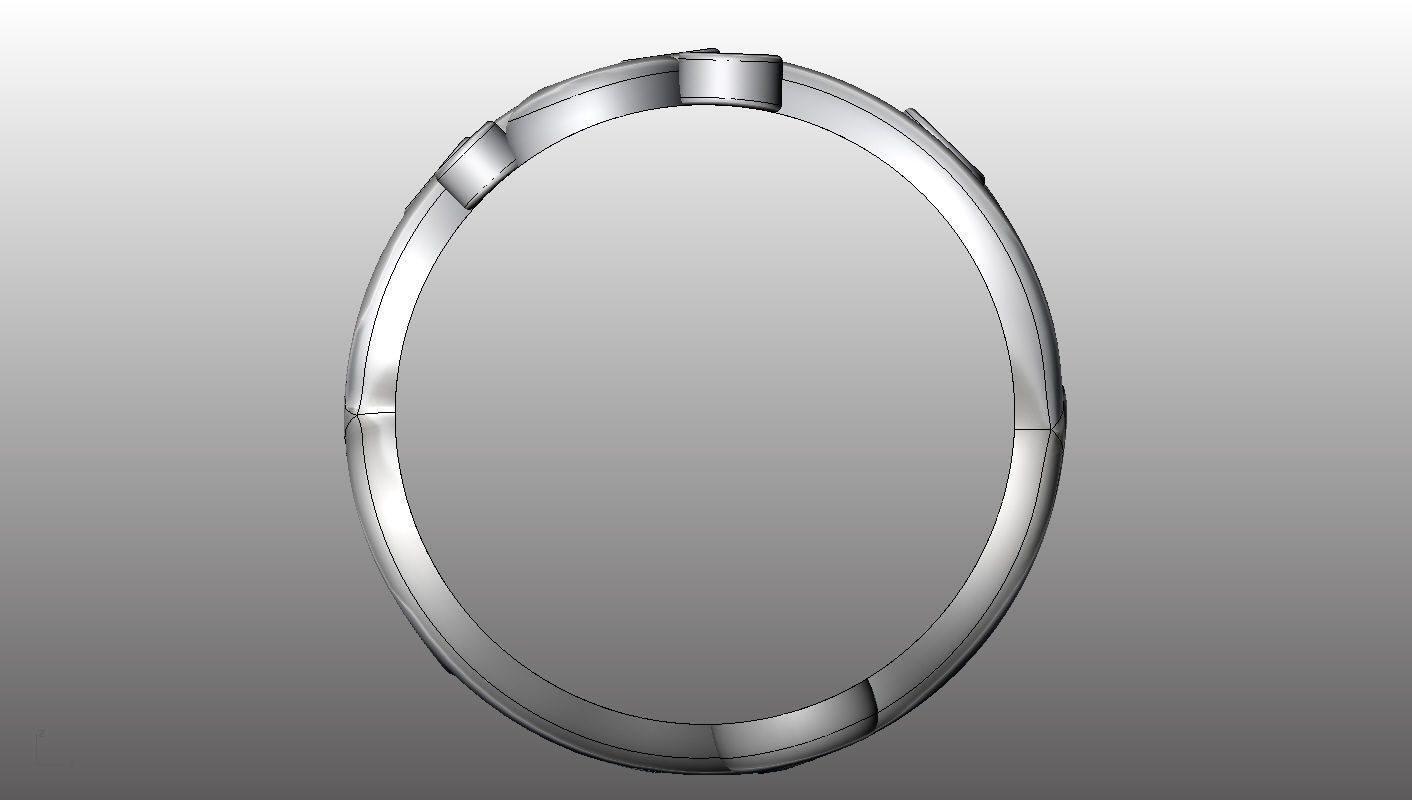 Ring swirl Pay for 1 you get 2 rings 3D print model_6