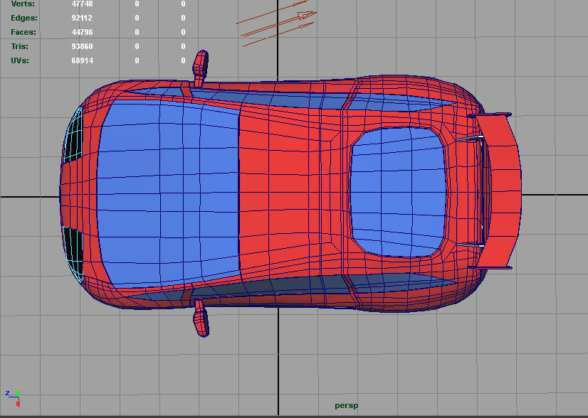 Supra Google Toy Car 3D model_17