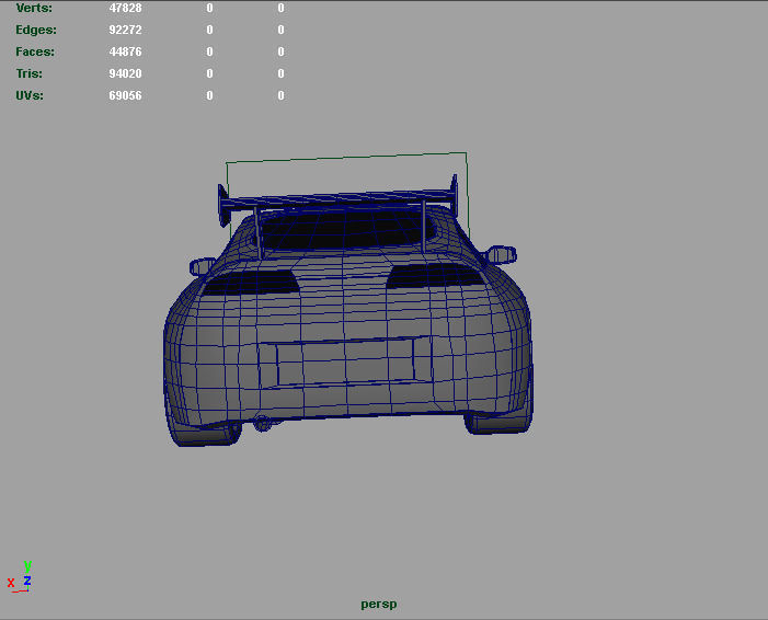 Supra Google Toy Car 3D model_24