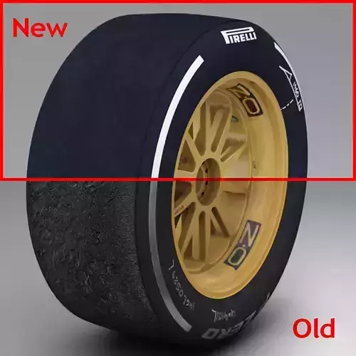 18 inches Medium front tyre