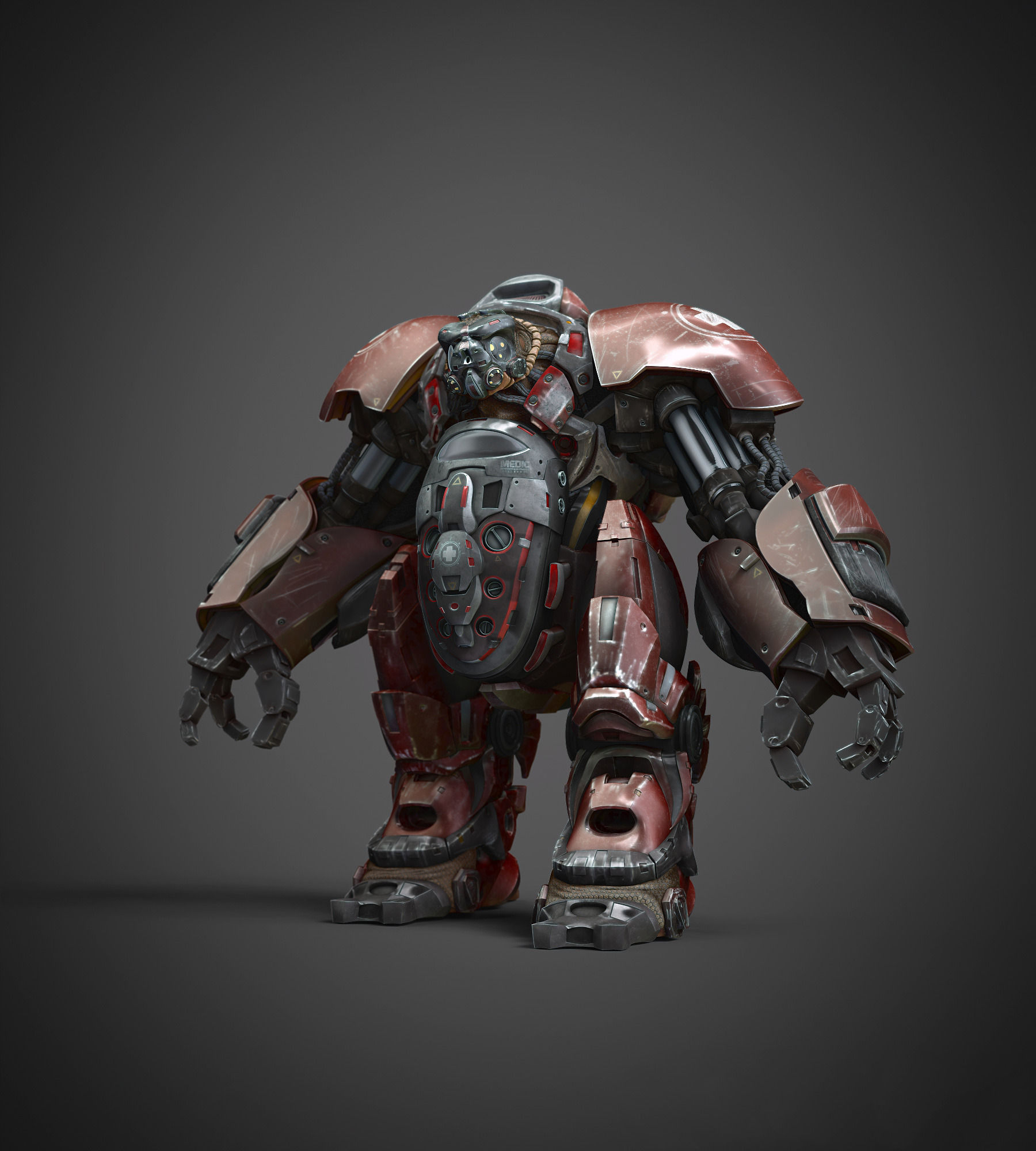 Medical Bot 3D model_6