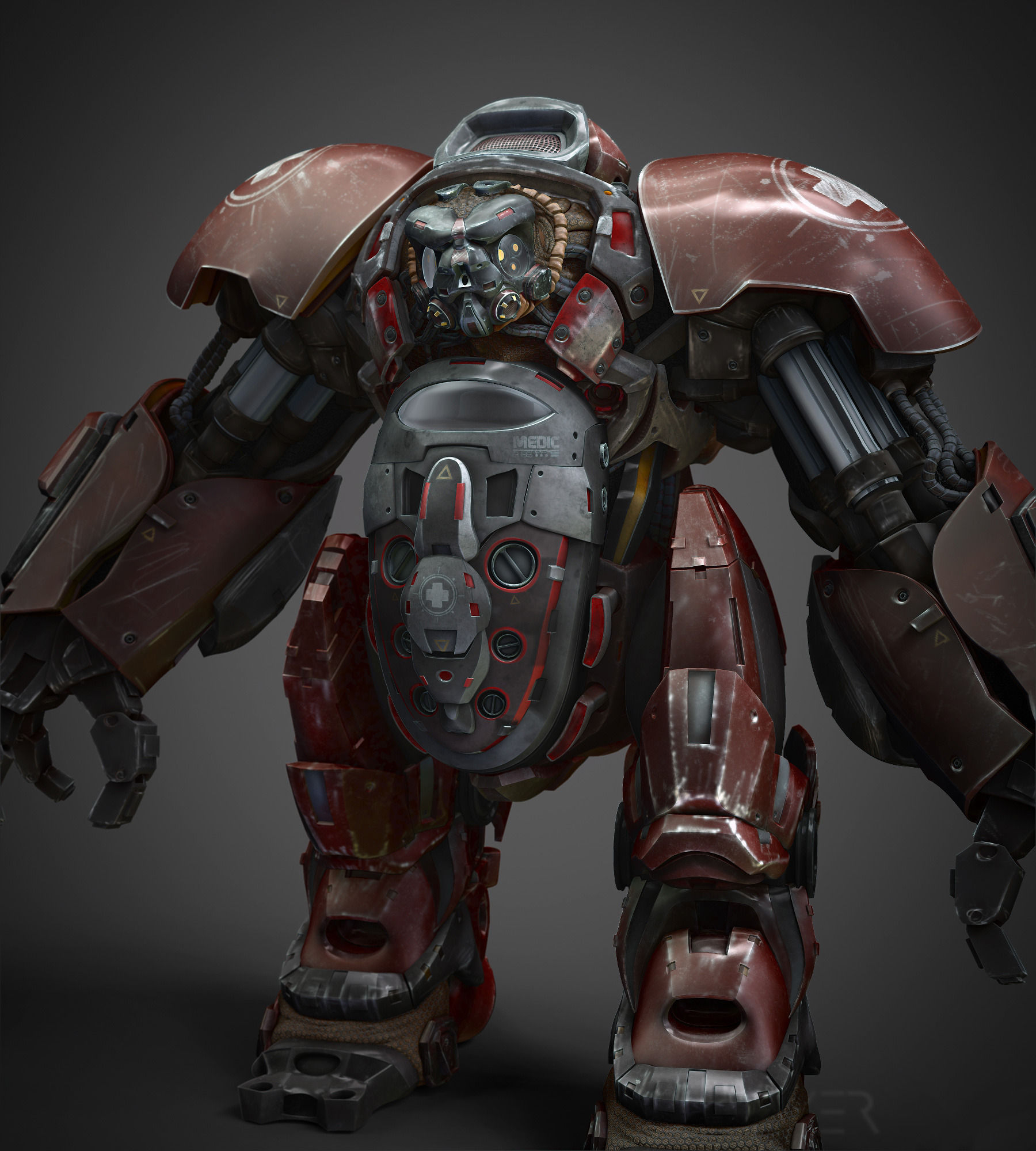 Medical Bot 3D model_2