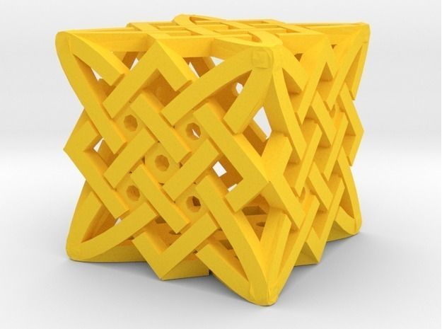 Dice 3D print model_3