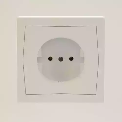 EU Socket 3D model