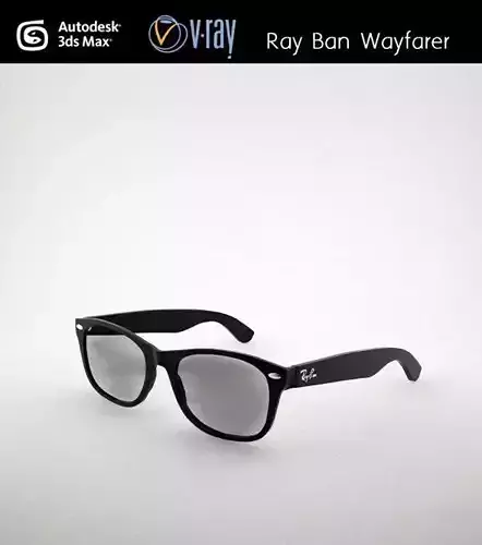 Ray Ban Wayfarer 3D model
