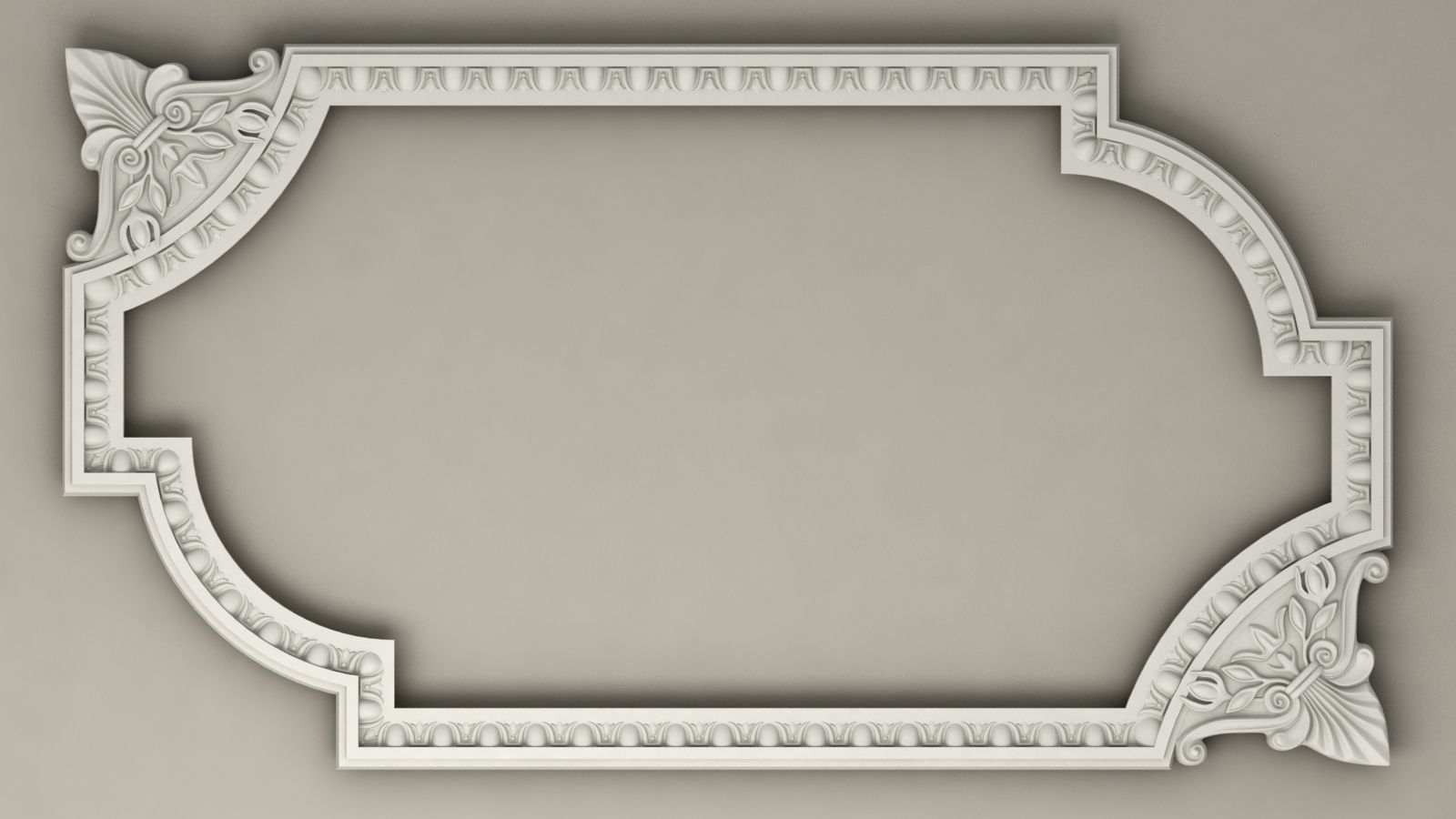 Molding with corner elements Harmony M125 3D model_5