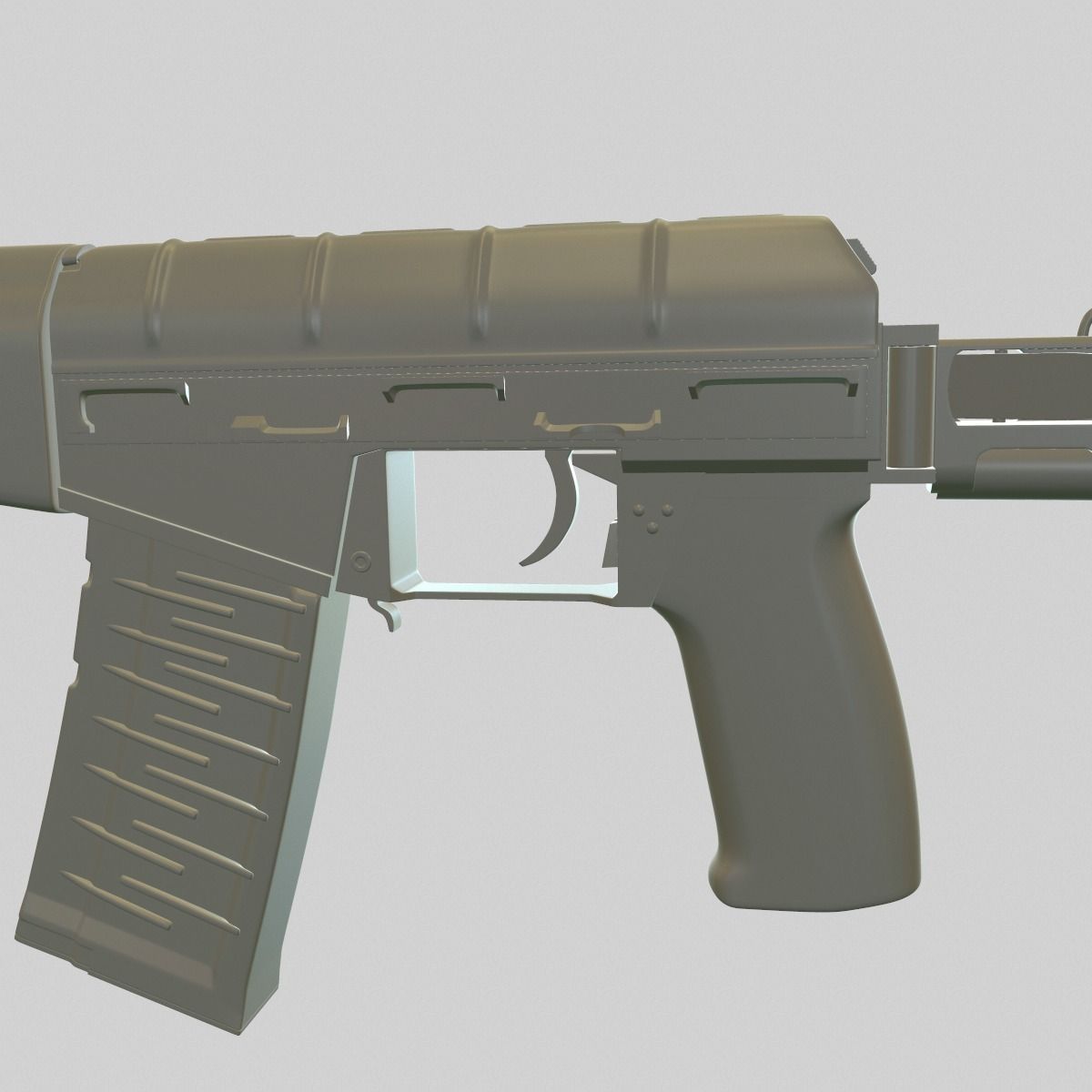 AS-VAL with bullets 3D model_4