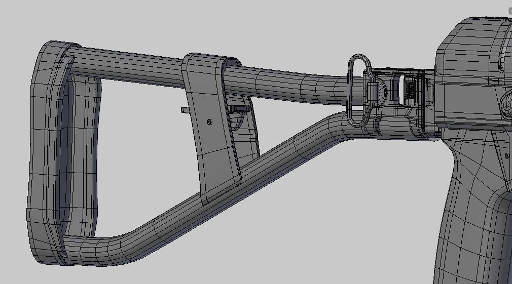 AS-VAL with bullets 3D model_8
