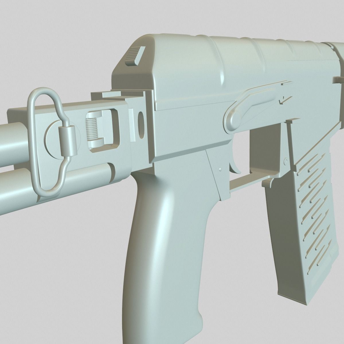 AS-VAL with bullets 3D model_6