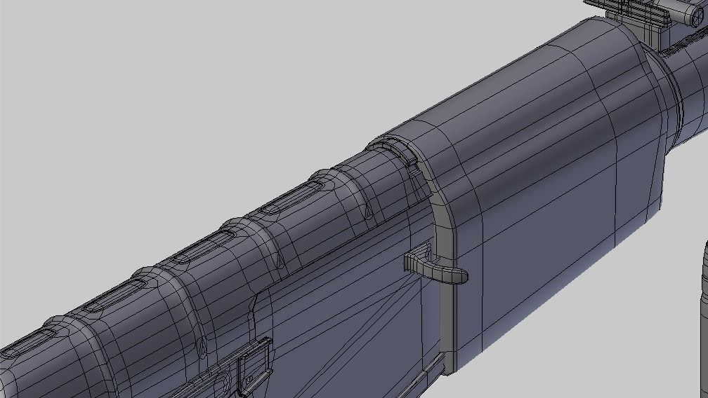 AS-VAL with bullets 3D model_9