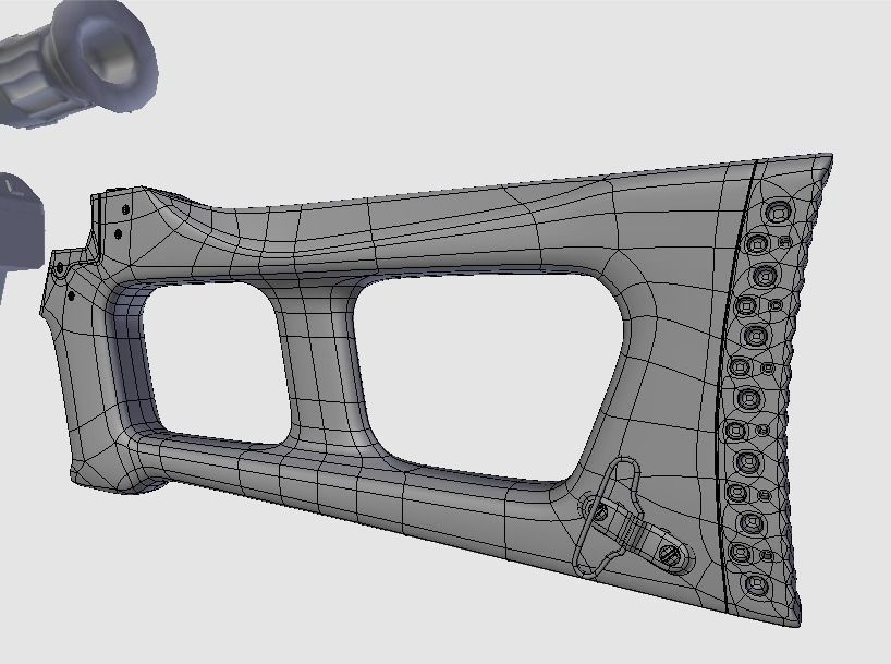 VSS with PSO-1 and bullets 3D model_12