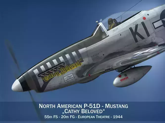North American P-51D Mustang - Cathy Beloved