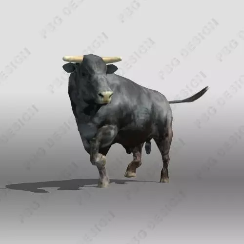 Black Bull 3D model_0
