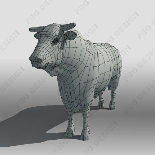 Black Bull 3D model_9