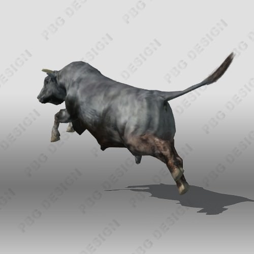 Black Bull 3D model_2