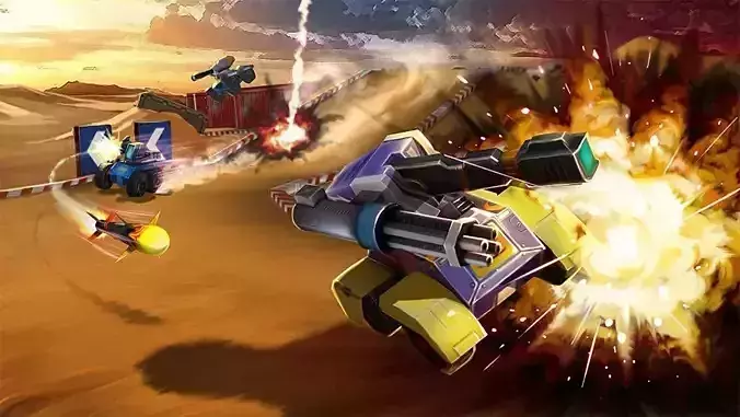 Tank Hero 2015 Pack  Low-poly 3D model