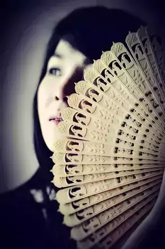 3D Printed Chinese Oriental Folding Fan  3D print model