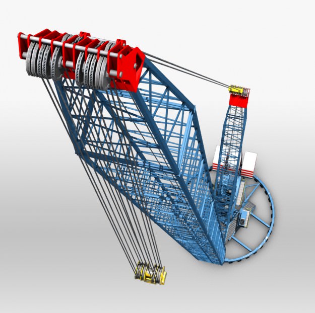 Ringer Crane 3D model_4