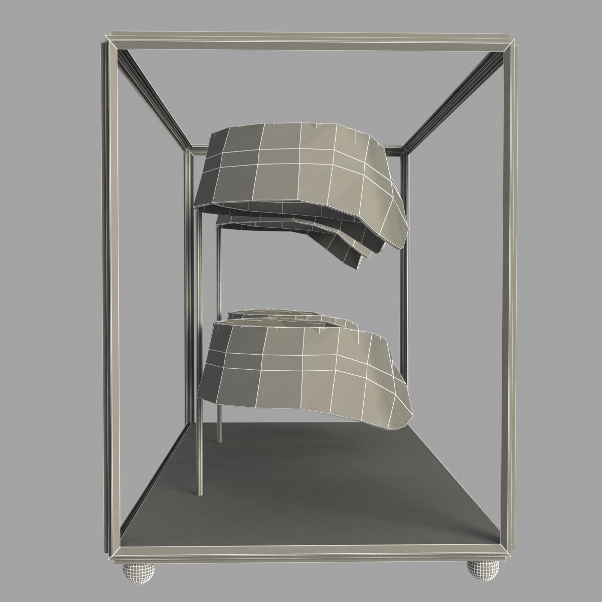 Restoration Hardware EDWARDIAN TAILOR COLLARS 3D model_5