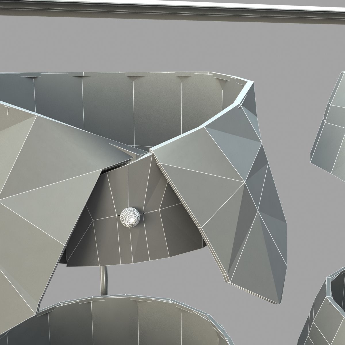 Restoration Hardware EDWARDIAN TAILOR COLLARS 3D model_4