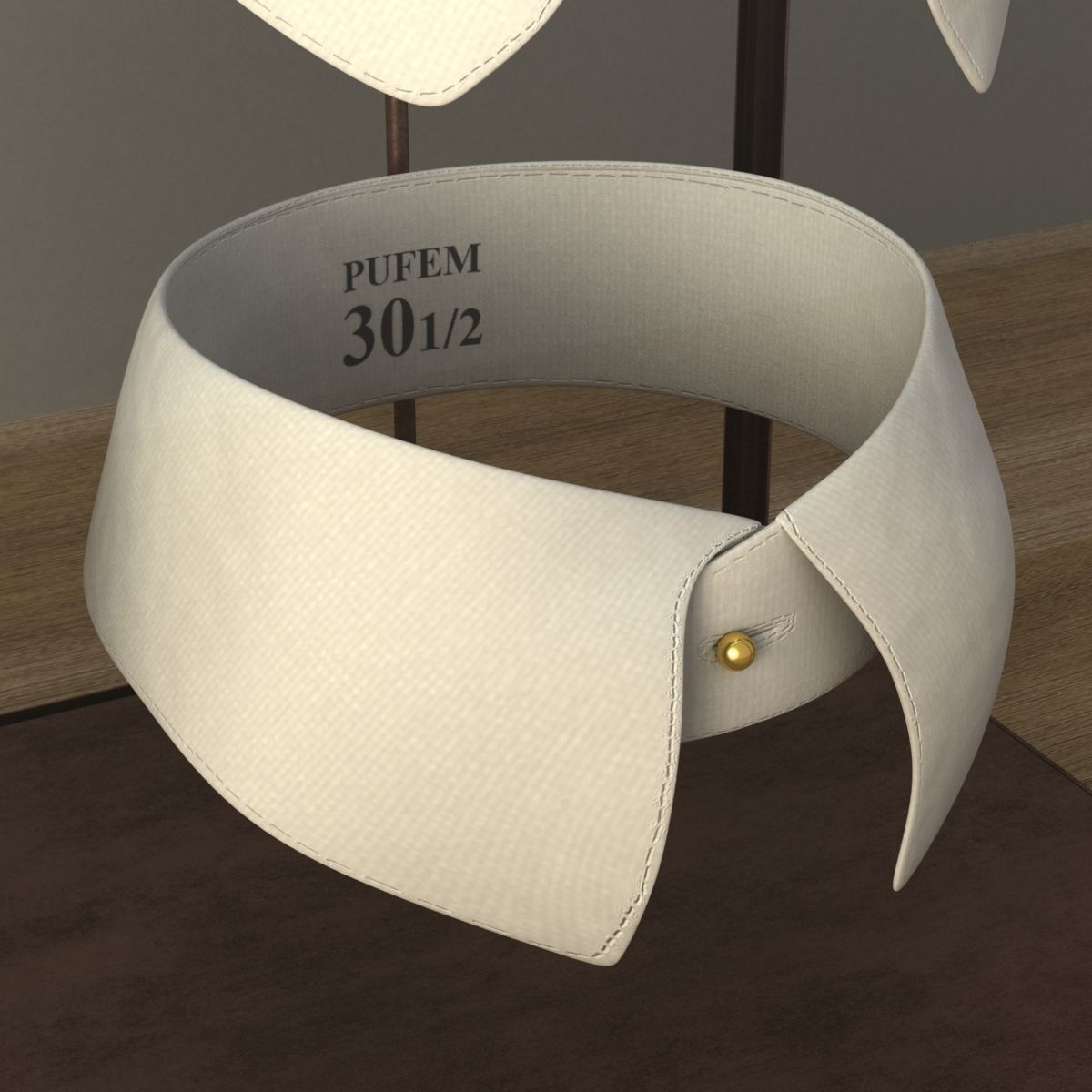 Restoration Hardware EDWARDIAN TAILOR COLLARS 3D model_10