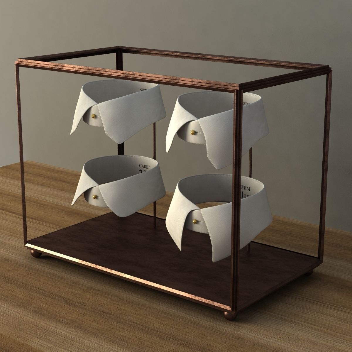 Restoration Hardware EDWARDIAN TAILOR COLLARS 3D model_6