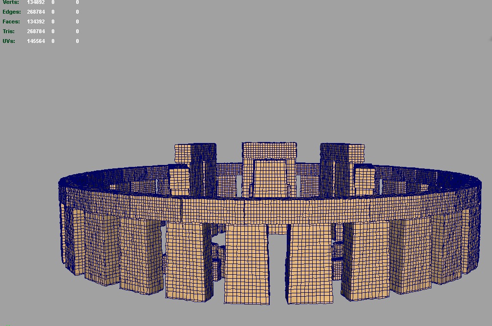 Stone Henge 3D model_3