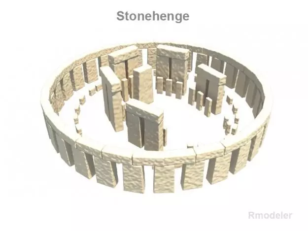 Stone Henge 3D model_0