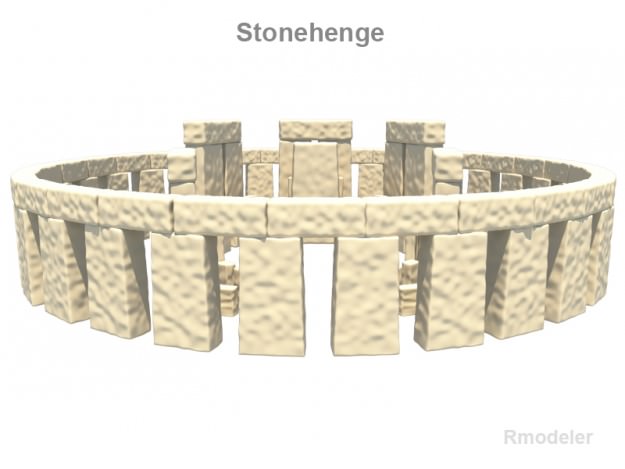 Stone Henge 3D model_1