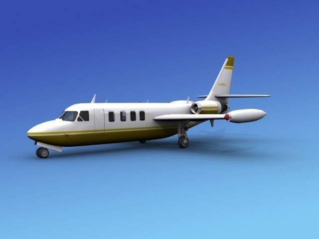 IAI Westwind I 3D model_1