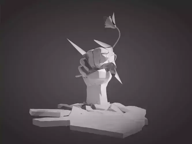 Deep humans gesture 3D model