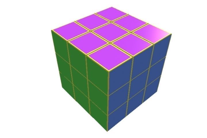Cube Rubix 3D model_6