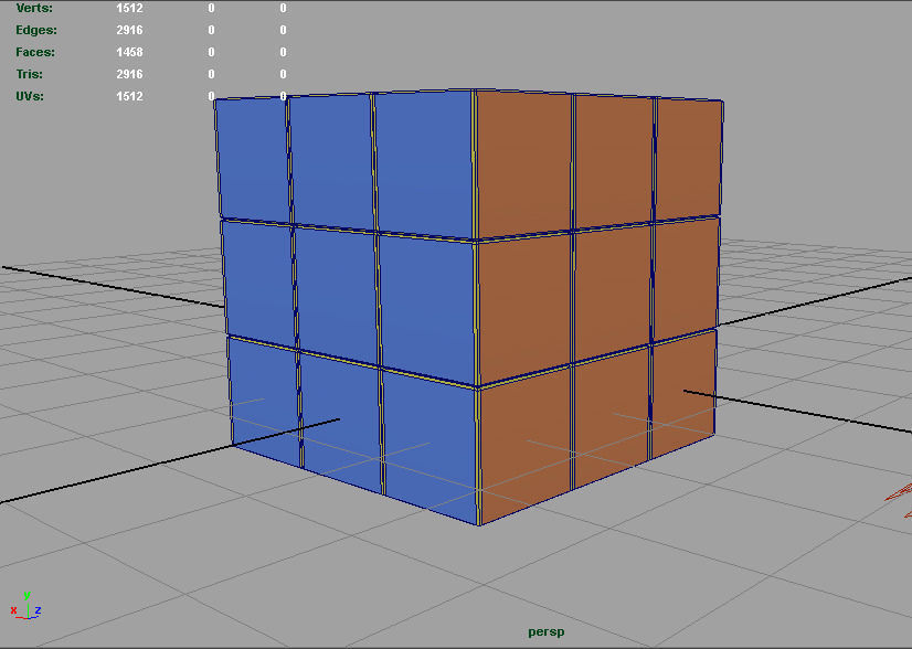 Cube Rubix 3D model_8